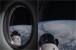 Internetą apskriejo lyg virusas: parodė, kaip JAV grasinantis uraganas atrodo iš kosmoso