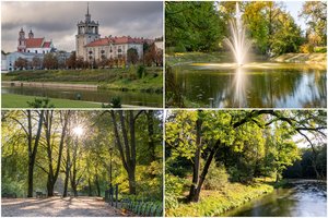 Įsitvirtina ruduo: kadruose – auksine spalva besidažantis Vilnius