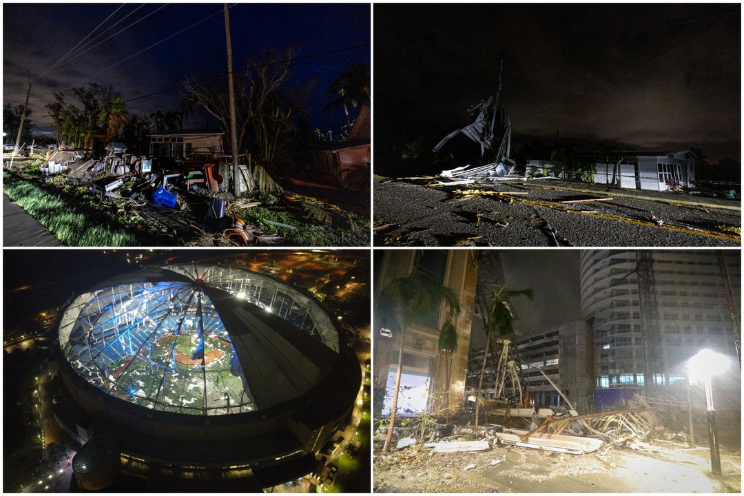 Uraganas „Milton“. <br>Lrytas koliažas. 