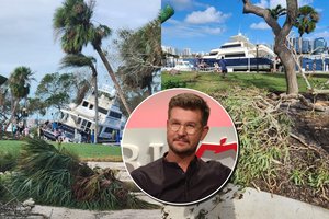 Išskirtiniais kadrais iš uragano nusiaubtos Floridos pasidalijęs šokėjas A. Butkus: „Smogė“