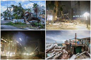 Amerika po Floridą nusiaubusio uragano: gelbėjimo operacijos, skaičiuojama žala ir žvilgsnis į sukeltus tornadus