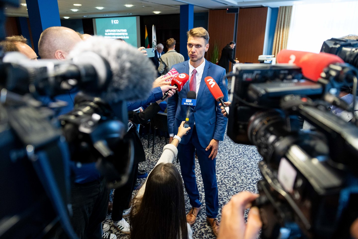 Skaudžiai LTOK prezidento rinkimus pralaimėjęs M. Marcinkevičius