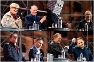 Tokių audringų debatų dar nebuvo: minią juokino ir piktino V. Uspaskicho bei R. Žemaitaičio išsišokimai