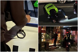 Reidas Vilniuje: pasižymėjo BMW vairuotojai, vieną vaikėsi keli ekipažai, o sulaikius paaiškėjo, kad jis – blaivus