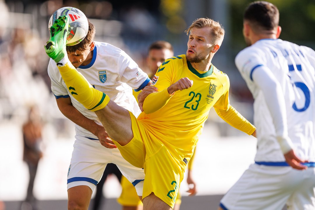 Nations League drought continues: Lithuanian footballers, who battled admirably, also fell against Kosovo