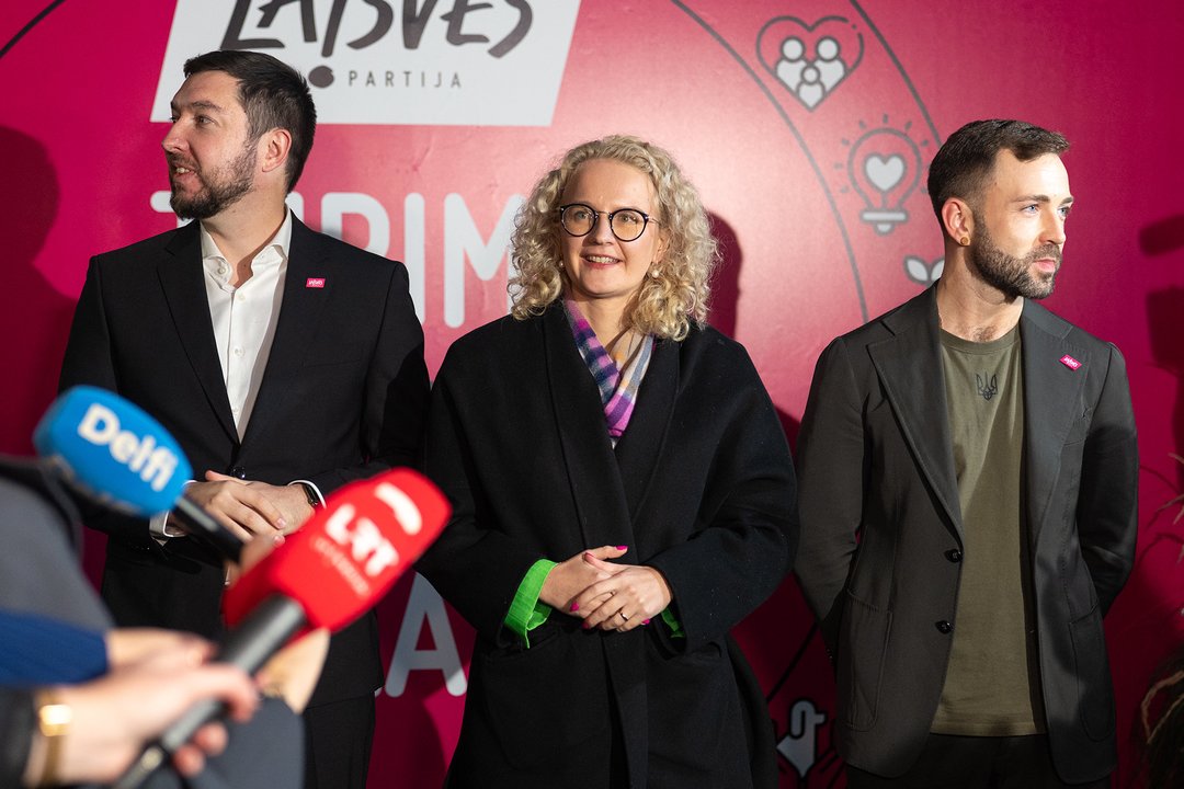 Seimo rinkimai 2024. Laisvės partijos rinkiminis štabas.<br>K.Petrikonytės nuotr.