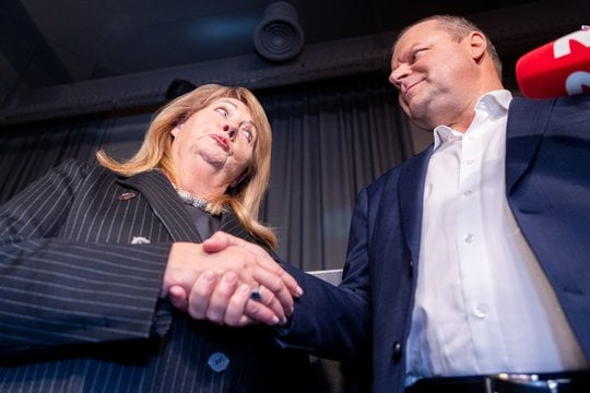 Vilija Blinkevičiūtė ir Saulius Skvernelis.