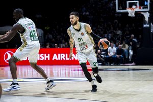 Žaliasis „Virtus“ košmaras tęsiasi: „Žalgiris“ šeštą kartą paeiliui susitvarkė su Bolonijos ekipa