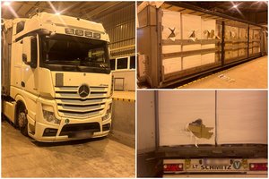 Sulaikyta rekordinė rūkalų siunta: 2,6 mln. eurų vertės cigaretės buvo maskuojamos sausainiais