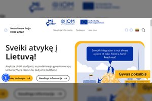 Startuoja internetinė Lietuvoje gyvenantiems užsienio piliečiams pritaikyta svetainė