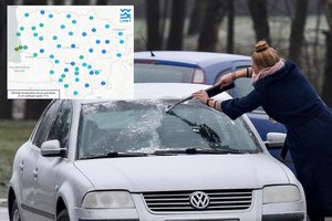 Užfiksuota šalčiausia šio sezono naktis: pranešė, kur temperatūra krito žemiausiai