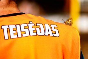 Po krepšinio mačo Biržuose teisėją puolęs ir smaugęs sirgalius – nuteistas