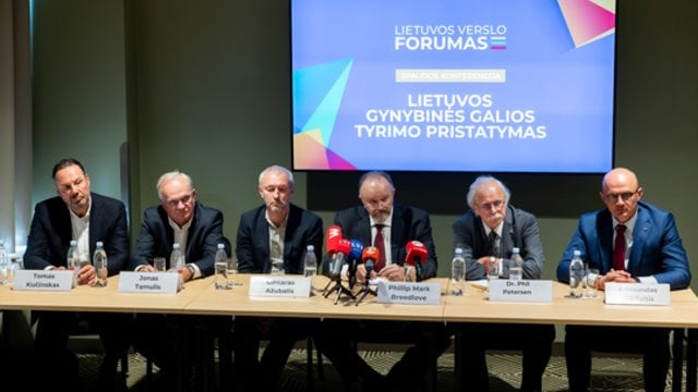 Lietuvos verslo forumas pristatė gynybinės galios tyrimą: krašto saugumui reikia dar 10 mlrd. eurų