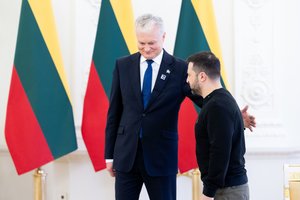 G. Nausėda Briuselyje: turime priimti būtinus sprendimus, kad Ukraina nugalėtų, o ne tik atsilaikytų