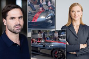 „Foxpay“ skandalo sūkuryje atsidūrę I. Trinkūnaitė ir V. Germanas neseniai mėgavosi prabanga: Monake važinėjosi išskirtiniu „Ferrari“