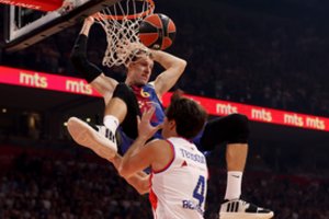 Pratęsimo dramoje „Barcelona“ išrašė pirmąjį pralaimėjimą „Crvena zvezda“ ekipai