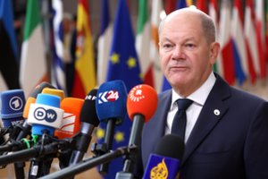 Vokietijos kancleris O. Scholzas lankosi Turkijoje