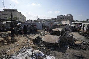 Palestiniečiai: po Izraelio atakų neveikia visos trys Džabalijos pabėgėlių stovykloje esančios ligoninės