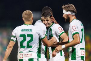 „Žalgiris“ čempionate padėjo tašką – sudaužęs „Dainavą“ anksčiau laiko tapo A lygos nugalėtoju