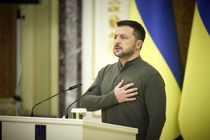 V. Zelenskis: Ukraina užsitikrino Vakarų partnerių paramą dėl pergalės plano, susitarta dėl naujų paramos paketų