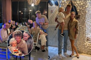 Mindaugas Kuzminskas Atėnuose atšventė gimtadienį: žvakutes ant torto pūtė ūgtelėjęs sūnus