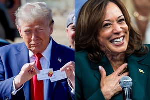 Iki rinkimų likus vos 14 dienų, K. Harris ir D. Trumpas kovoja už kiekvieną balsą