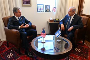 A. Blinkenas Izraelyje: „dabar pats metas“ užbaigti Gazos karą