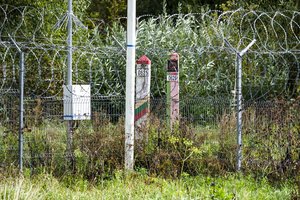 Pastarąją parą Lietuvos pasienyje su Baltarusija neteisėtų migrantų nefiksuota