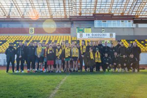 Vaikų svajonė išsipildė: Šiaulių šeimos centro vaikai treniravosi su FA „Šiauliai“ žvaigždėmis