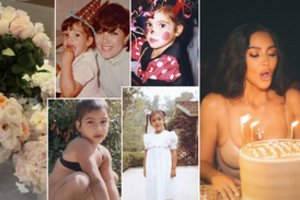 Kim Kardashian sutiko gimtadienį: gėlėmis pripildyti namai ir jautrūs vaikystės kadrai