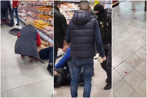 Rusijoje – dar vienas išpuolis: Sankt Peterburgo prekybos centre vyras švaistėsi peiliu