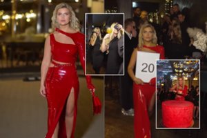 Inga Žuolytė 30-metį atšventė išradingai: atrodė tarsi karalienė, svečiai braukė ašaras, o žvaigžde tapo 15 kg tortas