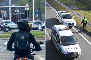 Kaune – kvapą gniaužiančios motociklinininko gaudynės: didžiuliu greičiu be numerių lėkęs bėglys šiurpino aplinkinius