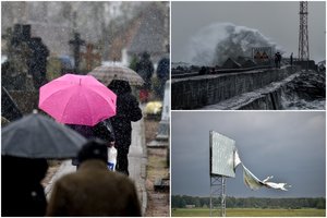 Iš klimatologo – įspėjimas apie artėjančią audrą, šlapdribą ir Vėlinių orus: „Auksinis ruduo baigiasi“