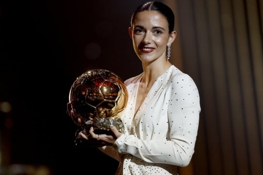 Geriausia metų futbolininkė: Aitana Bonmati.