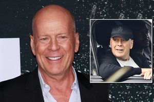 Po ilgo laiko sunkia liga sergantis Bruce'as Willisas pastebėtas viešumoje