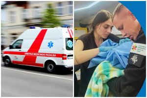 Į ligoninę nespėjo: mamytė iš Raseinių pagimdė pakeliui į Kauną