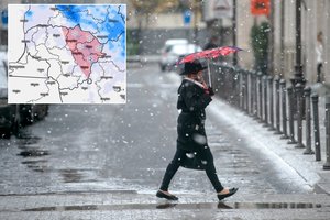 Skelbia patikslintą prognozę dėl pirmųjų snaigių ir įspėja: ilgąjį savaitgalį pavojingesnis kitas reiškinys 