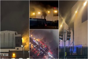 Jungtinės Karalystės branduolinių povandeninių laivų statykloje – didelis gaisras