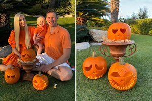 Helovino tradicijos Inga Stumbrienė nepamiršo net svetur: įsitraukė visa šeima