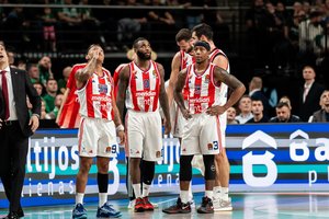 „Crvena zvezda“ Eurolygoje patyrė ketvirtą pralaimėjimą iš eilės