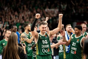 Vienvaldžiai lyderiai: dramatiškai monegaskus patiesęs „Žalgiris“ įsitaisė Eurolygos viršūnėje