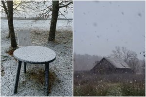 Lietuvoje iškritus pirmajam sniegui – specialistai atskleidžia, kur artimiausiomis dienomis gali pasnyguriuoti