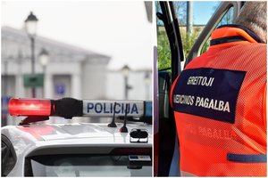 Reta avarija Vilniuje – automobilis partrenkė vienaračiu važiavusį vyrą