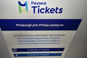 Buvo sutrikusi „Paysera Tickets“ veikla