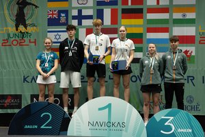 Kaune vykusiose tarptautinėse badmintono varžybose – lietuvių medaliai