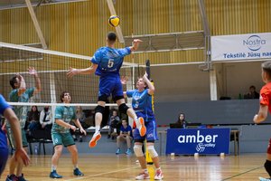 Latvijos-Lietuvos tinklinio lygoje tęsiasi lietuvių pergalių serija, „Kaunas-VDU“ laimėjo Rygoje