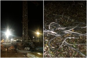 Įtariamųjų vagyste medžioklė Kaune: daug policininkų, tarnybinis šuo ir ratus ore sukantis dronas