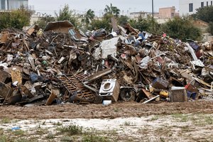 Aiškėja potvynių Ispanijoje padaryta žala: skelbia apie 10,6 mlrd. eurų pagalbos paketą nukentėjusiems regionams
