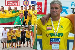 Lietuvai medalius parvežusi benamių futbolo komanda: kas šie vyrai ir kokie jų likimai